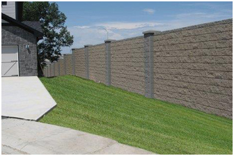  Split Face Block Pattern 2.4m high 