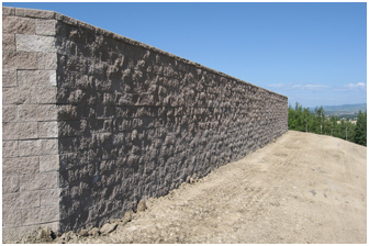 Developer 3.5m Vertical Retaining Wall with no Set Back